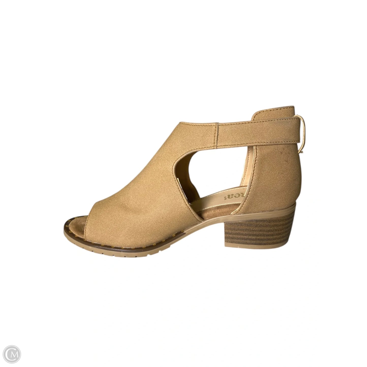 Shoes Heels Block By Andrea In Brown, Size: 6