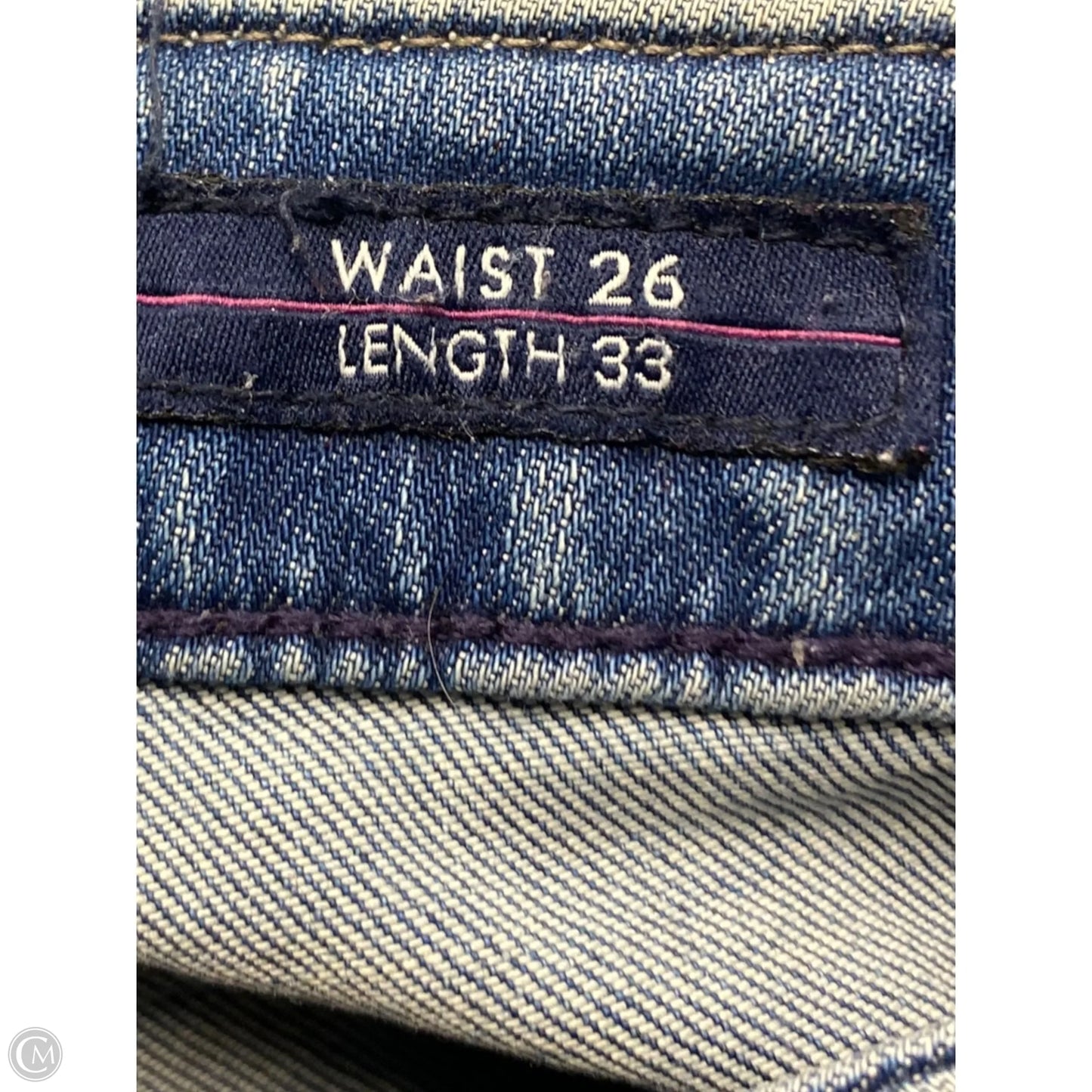 Jeans Boot Cut By Vigoss In Blue Denim, Size: 2