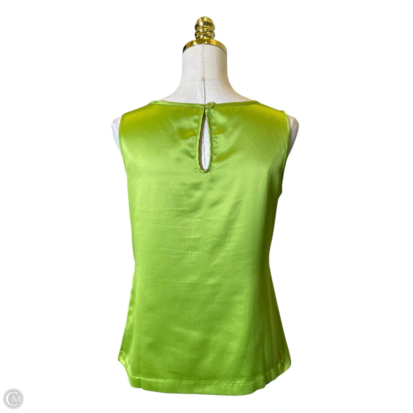 Top Sleeveless By Banana Republic In Green, Size: S