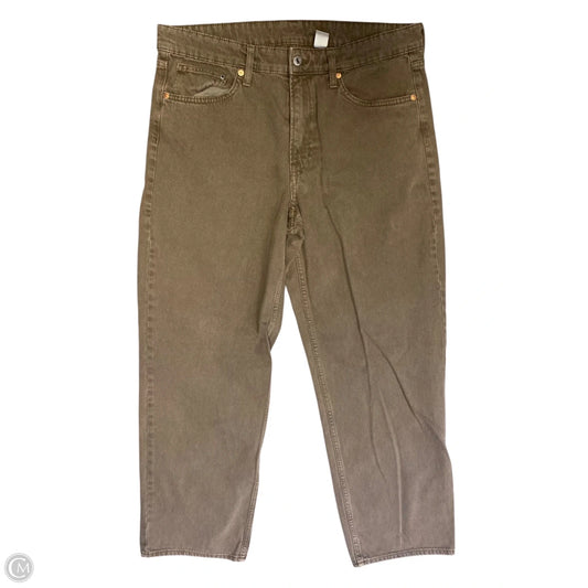 Jeans Wide Leg By Clothes Mentor In Brown, Size: 12