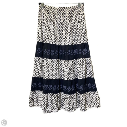 Skirt Maxi By Clothes Mentor In Black & White, Size: M