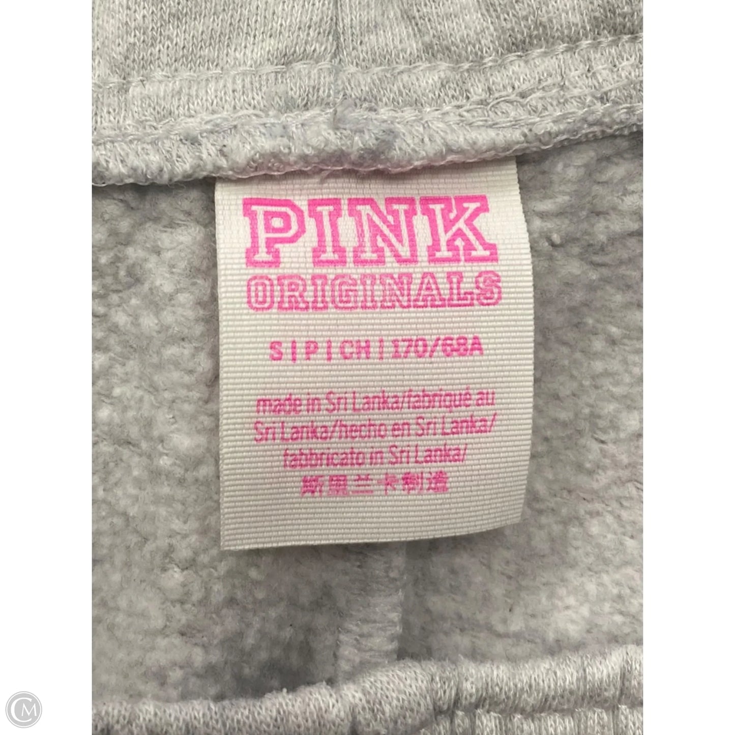 Pants Joggers By Pink In Grey, Size: S