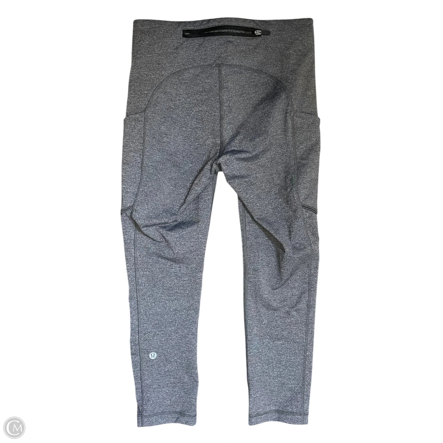 Athletic Leggings By Lululemon In Grey, Size: 4
