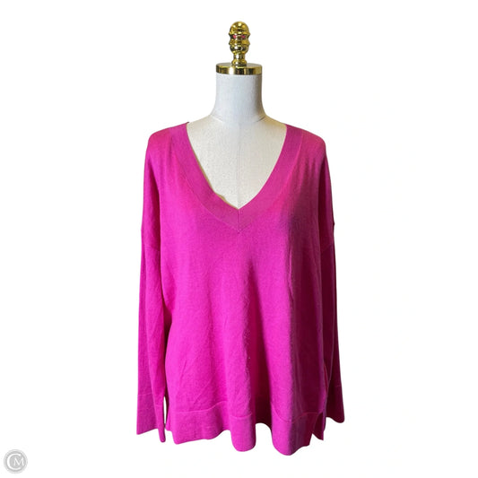 Sweater By Banana Republic In Pink, Size: Xl