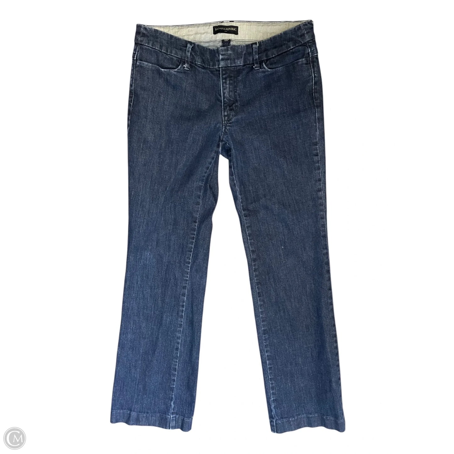 Jeans Boot Cut By Banana Republic In Blue Denim, Size: 8
