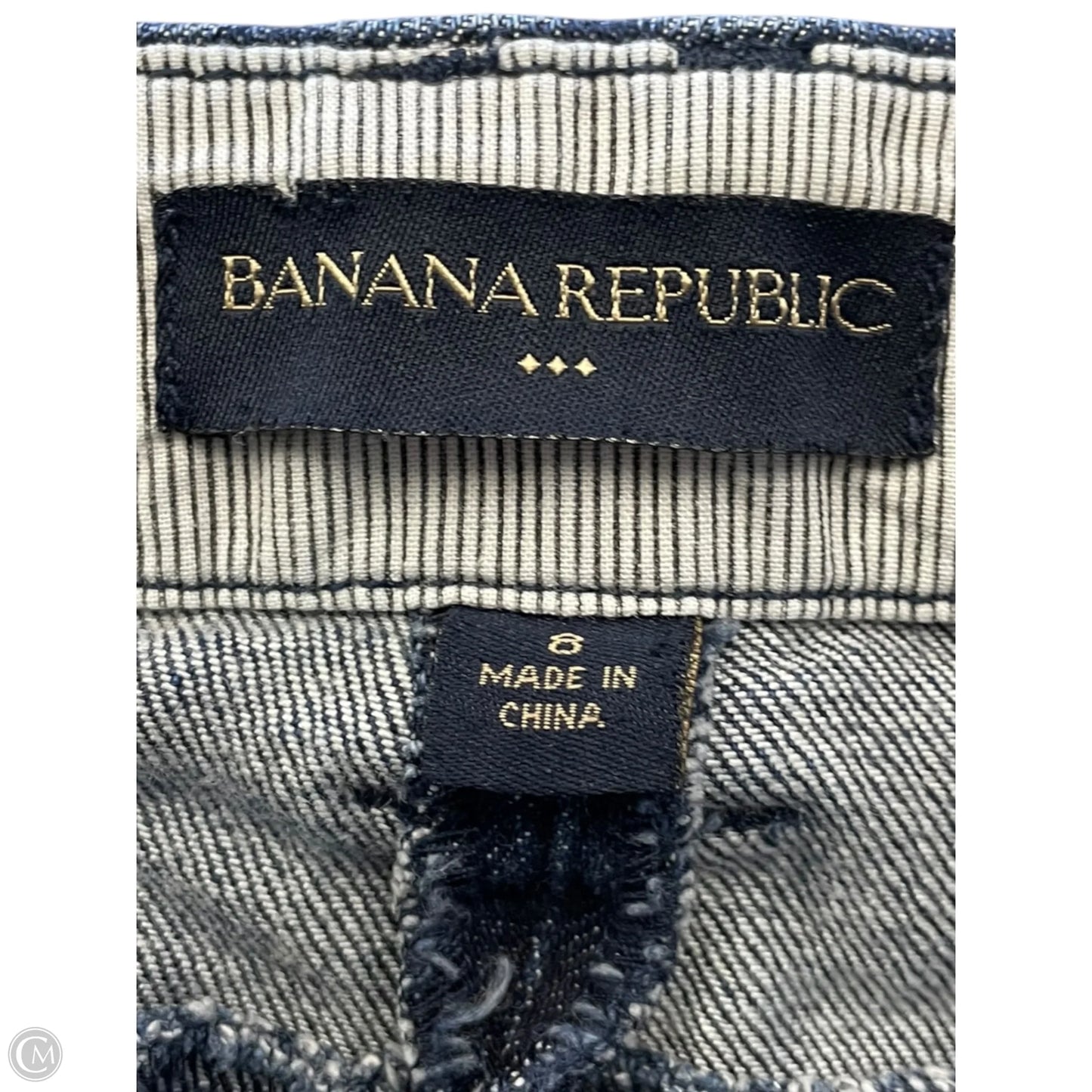 Jeans Boot Cut By Banana Republic In Blue Denim, Size: 8