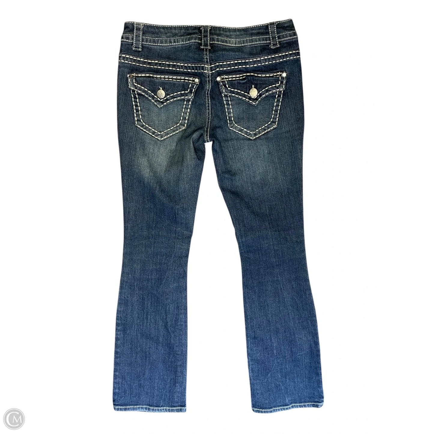 Jeans Boot Cut By Clothes Mentor In Blue Denim, Size: 4