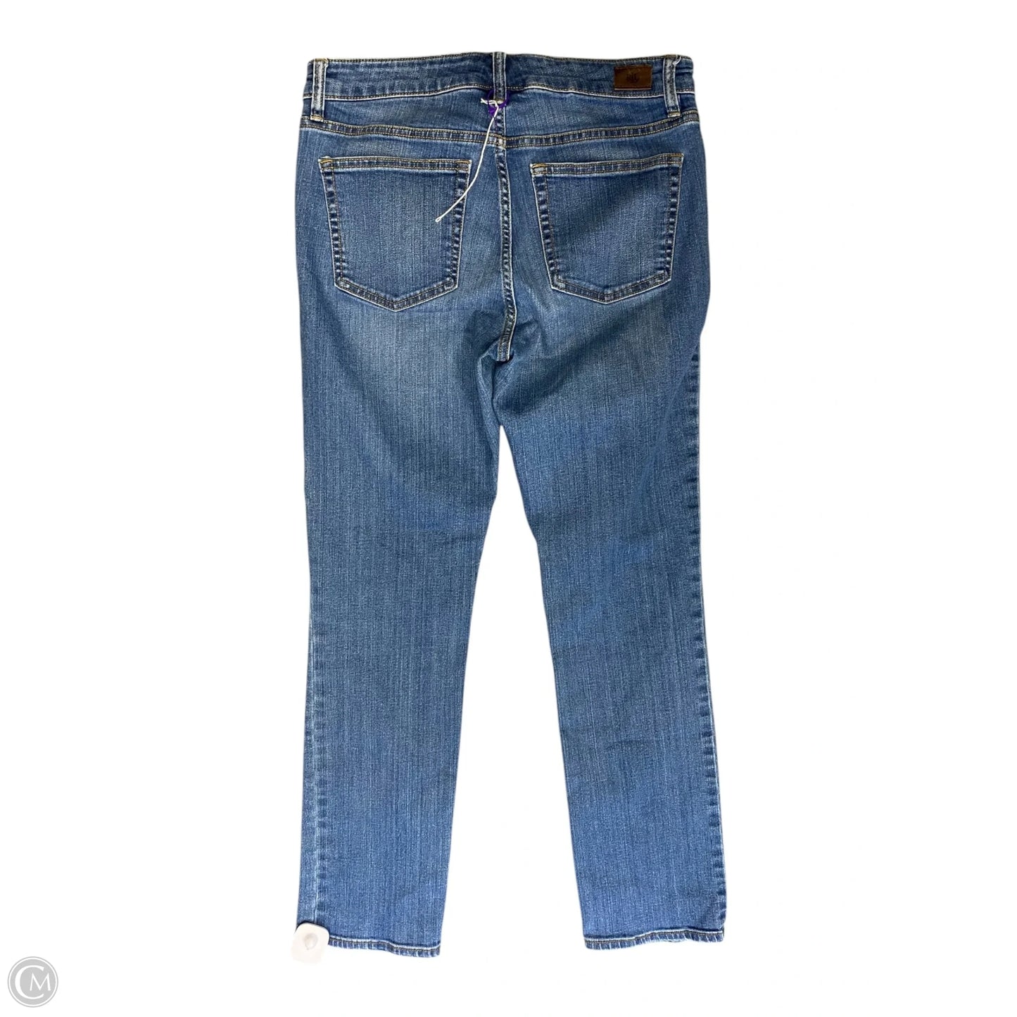 Jeans Straight By Lauren By Ralph Lauren In Blue Denim, Size: 6