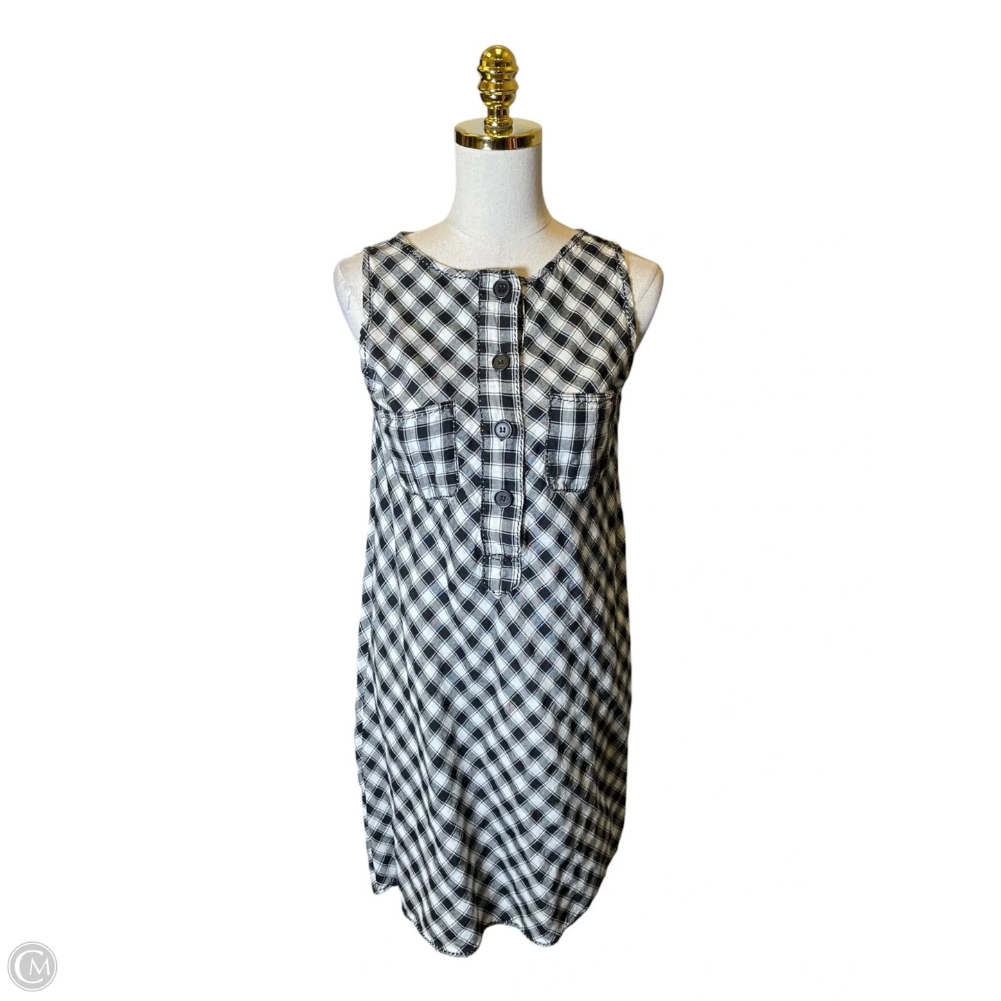 Dress Casual Midi By Max Studio In Black & White, Size: Xs