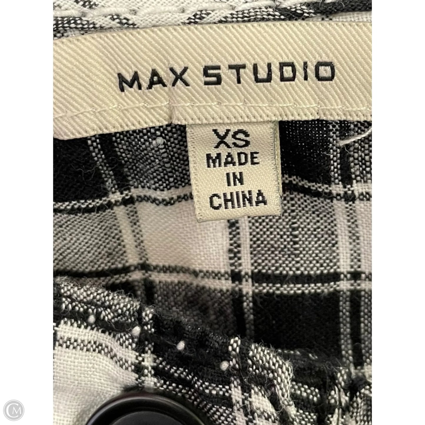 Dress Casual Midi By Max Studio In Black & White, Size: Xs