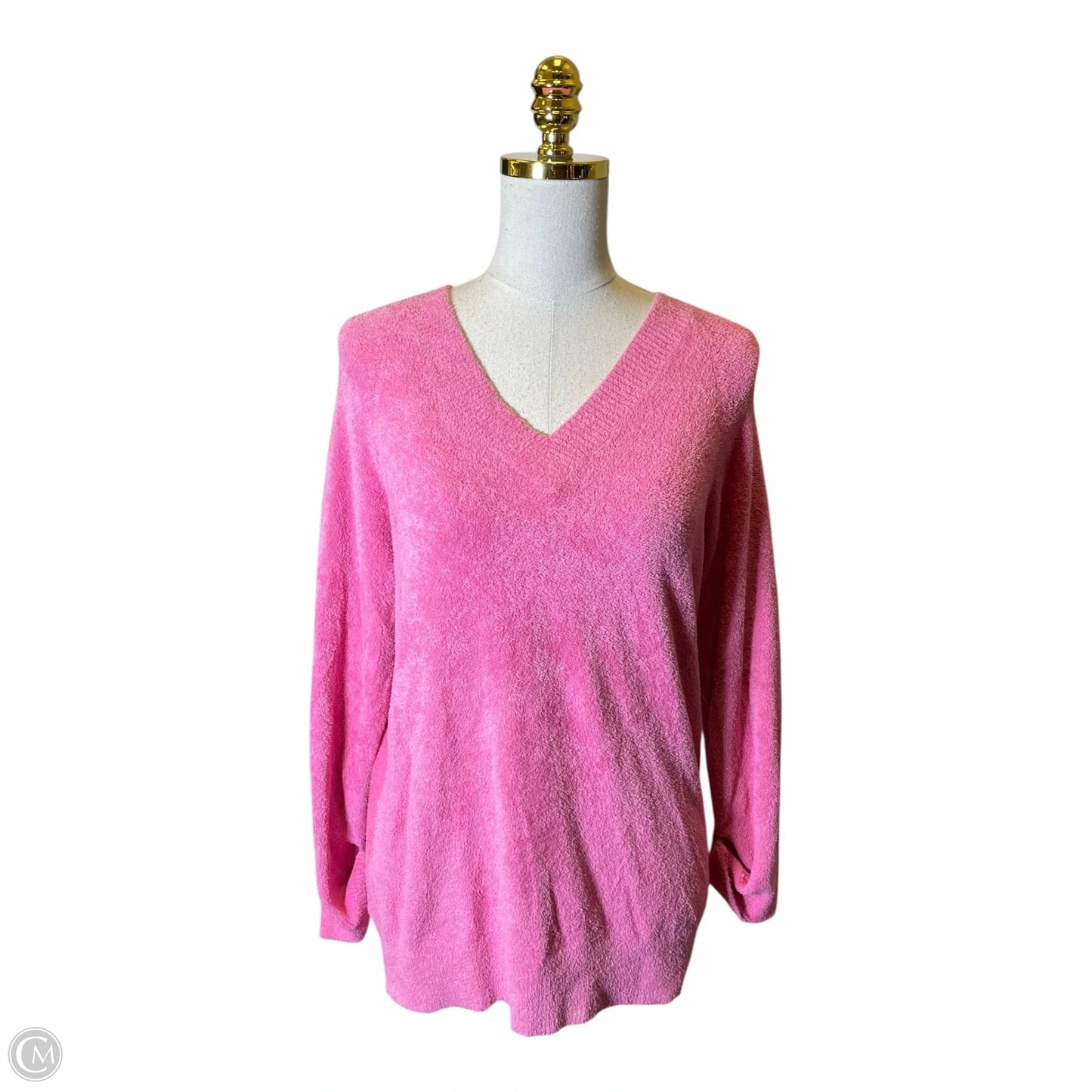 Sweater By Clothes Mentor In Pink, Size: L