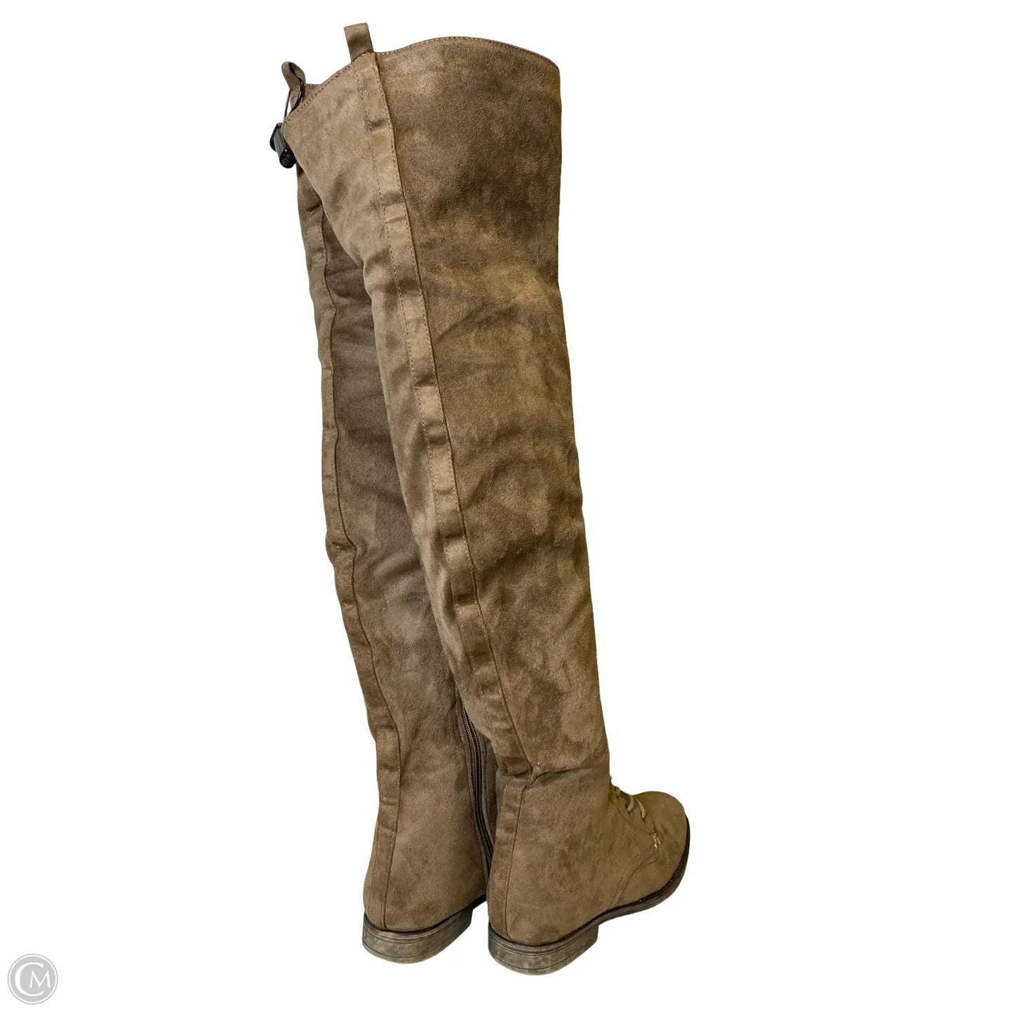 Boots Ankle Flats By Top Moda In Brown, Size: 7.5
