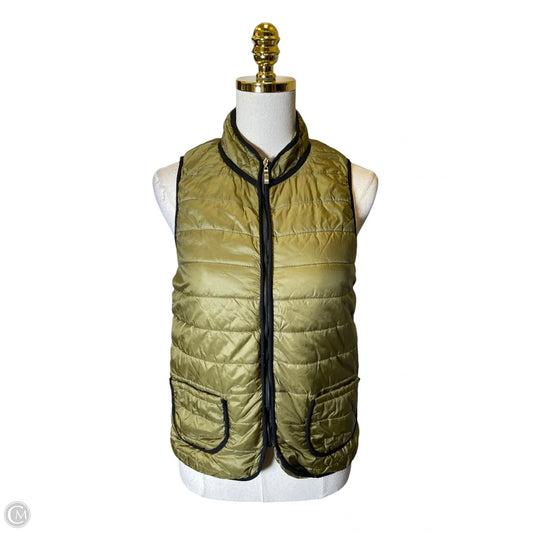 Vest Other By Clothes Mentor In Black & Green, Size: M