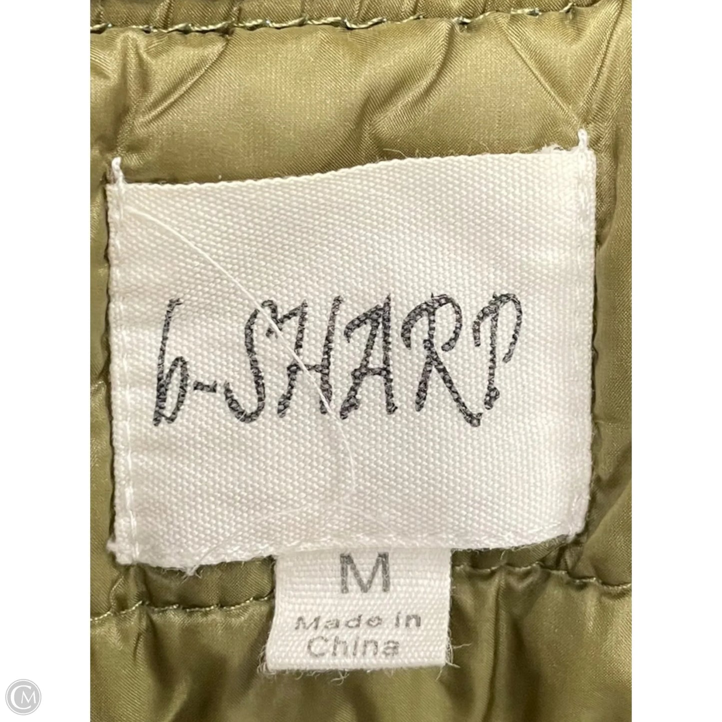 Vest Other By Clothes Mentor In Black & Green, Size: M
