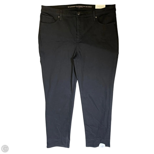 Jeans Straight By Chicos In Black, Size: Xl