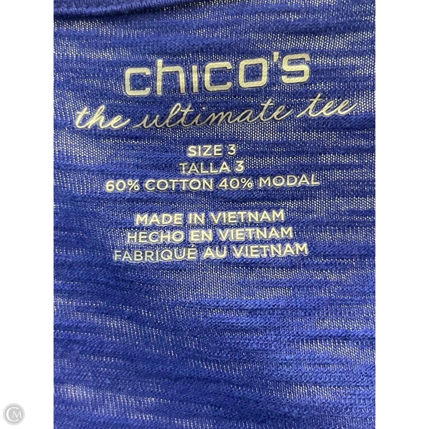 Cardigan By Chicos In Blue, Size: Xl