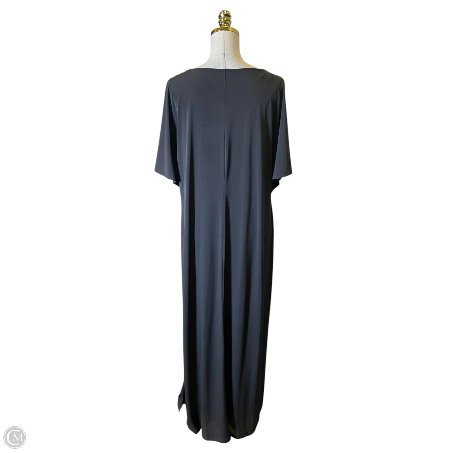 Dress Casual Maxi By Chicos In Black, Size: Xl