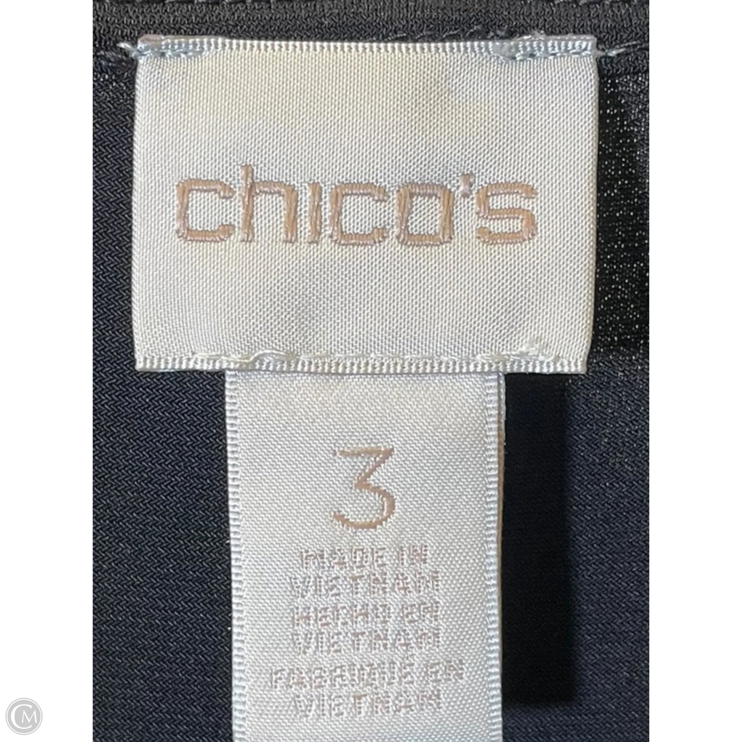 Dress Casual Maxi By Chicos In Black, Size: Xl