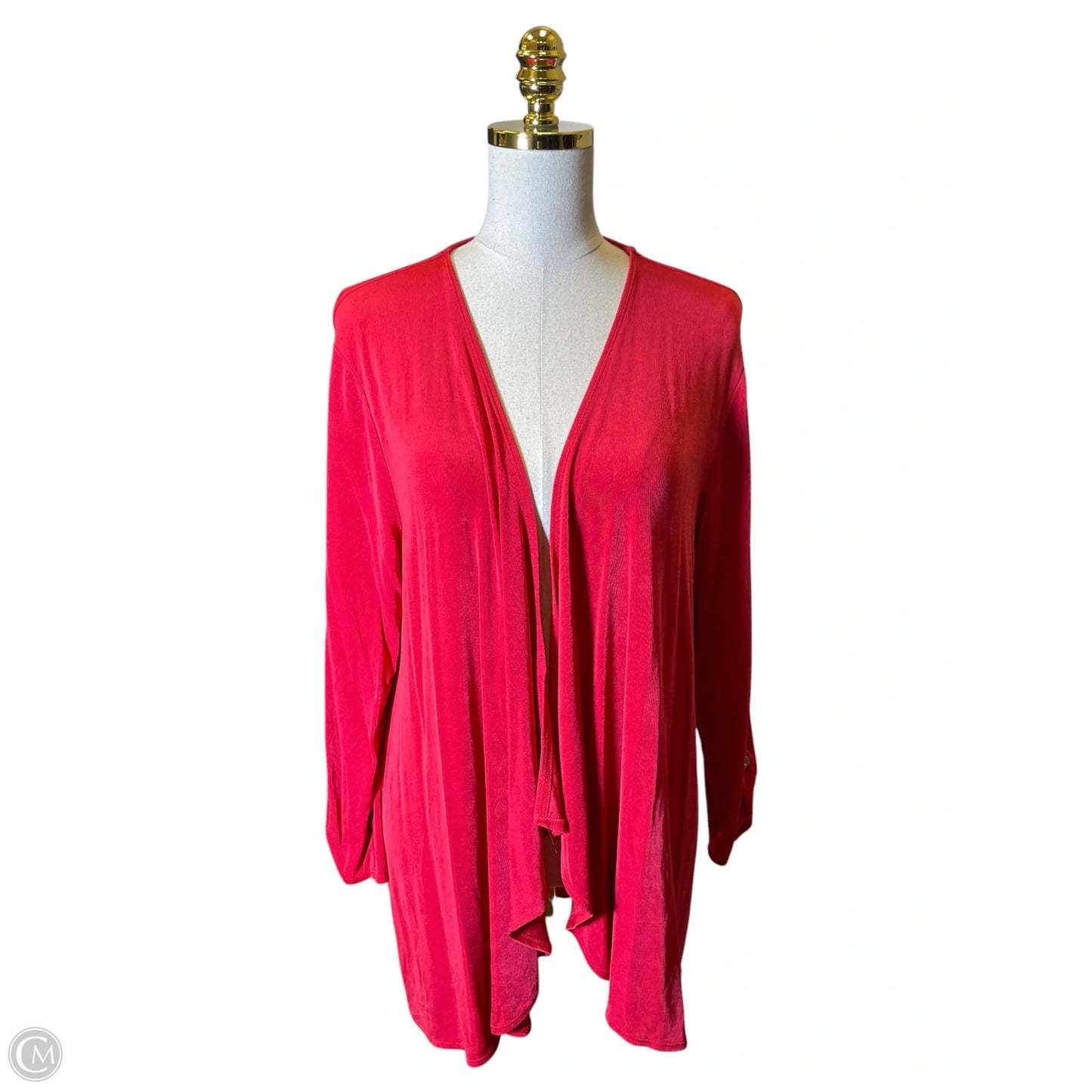 Cardigan By Chicos In Red, Size: Xl