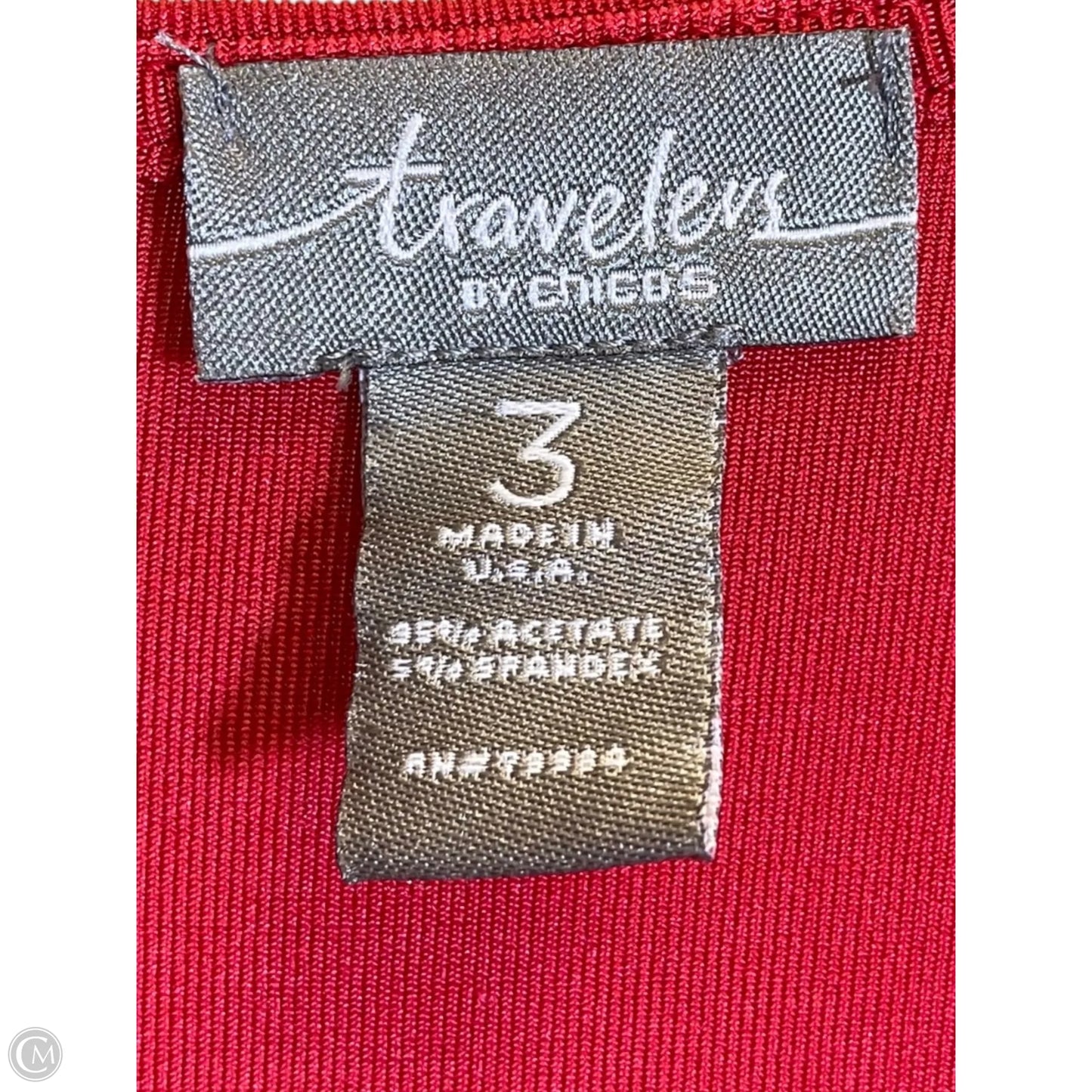 Cardigan By Chicos In Red, Size: Xl