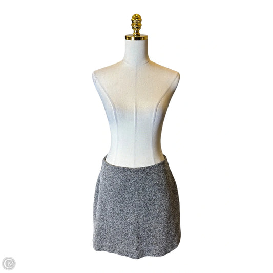 Skirt Midi By Top Shop In Grey, Size: 10