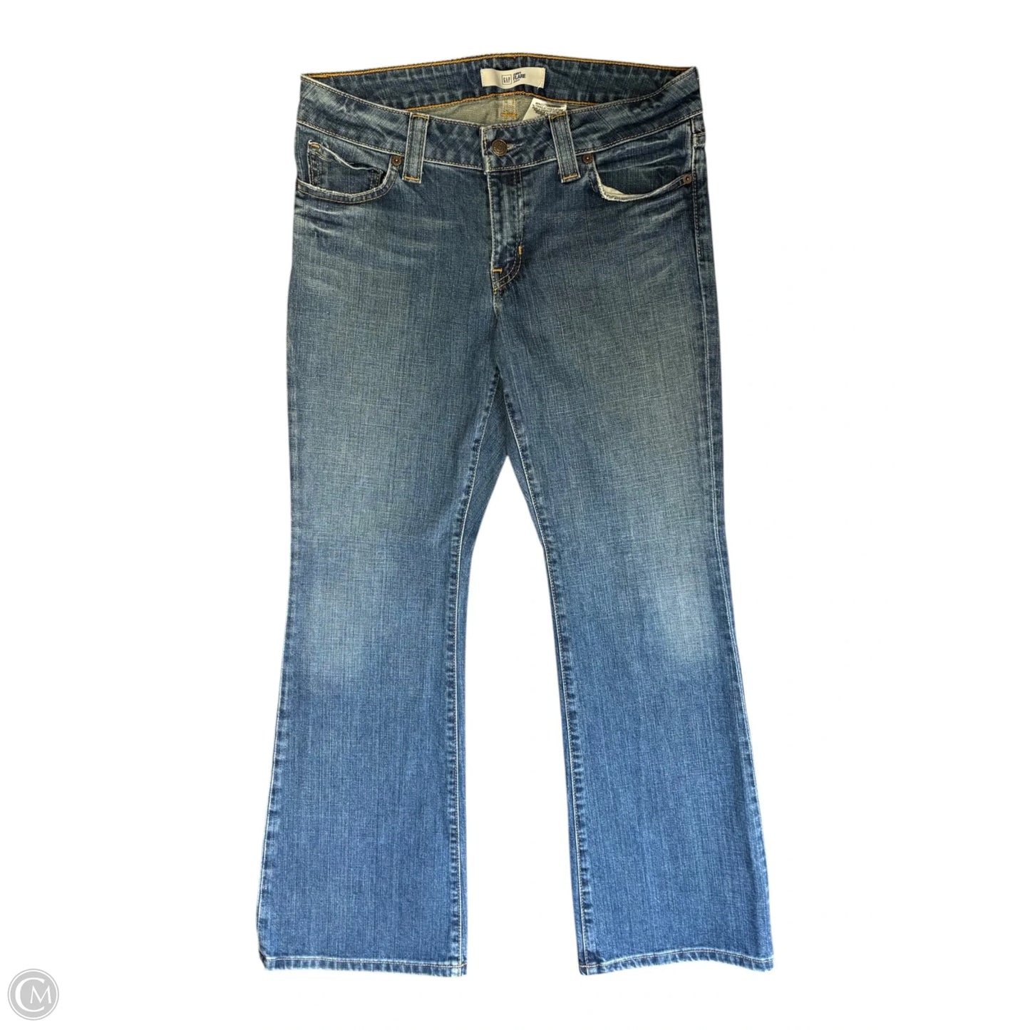 Jeans Flared By Gap In Blue Denim, Size: 8