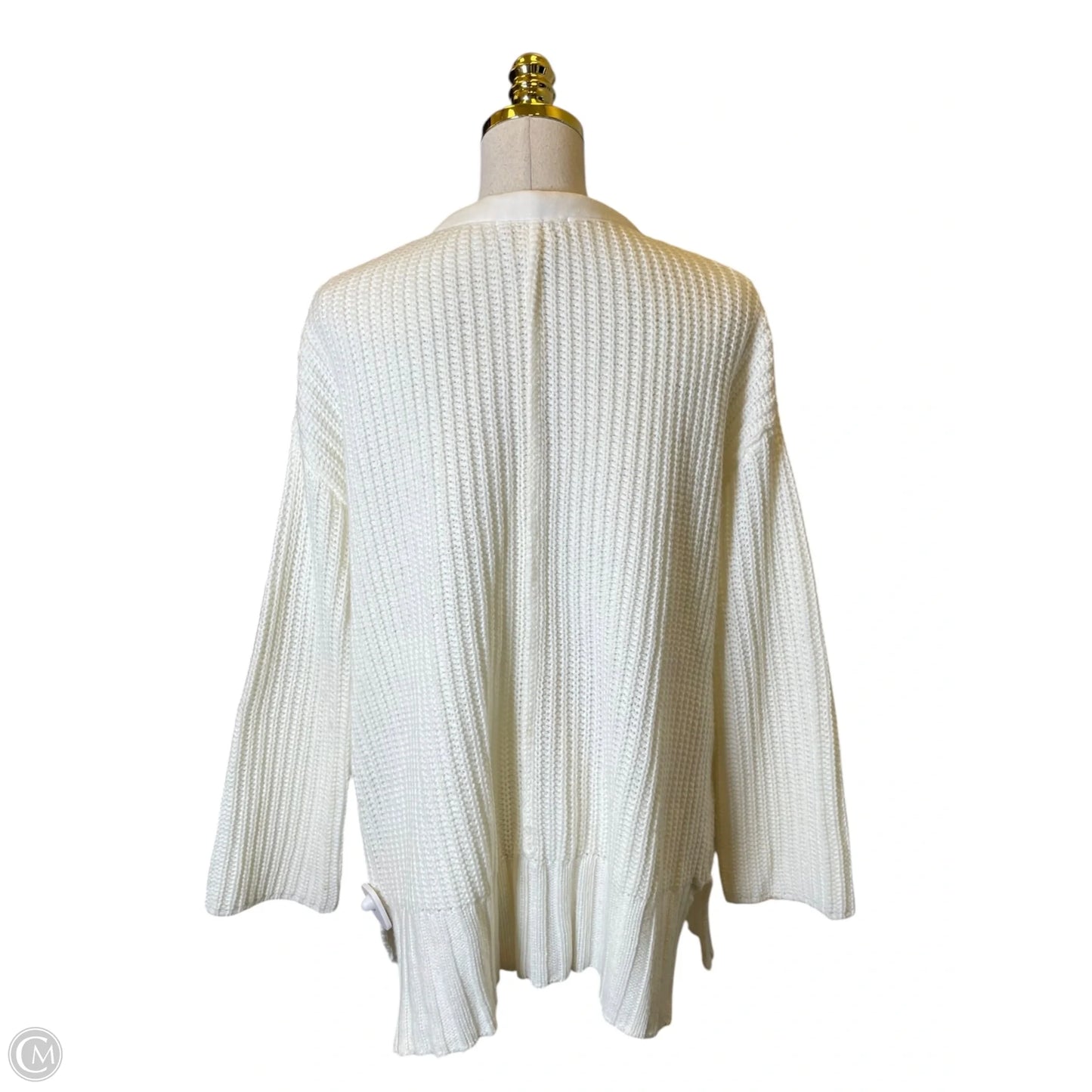 Sweater By Cotton Emporium In Cream, Size: Xs