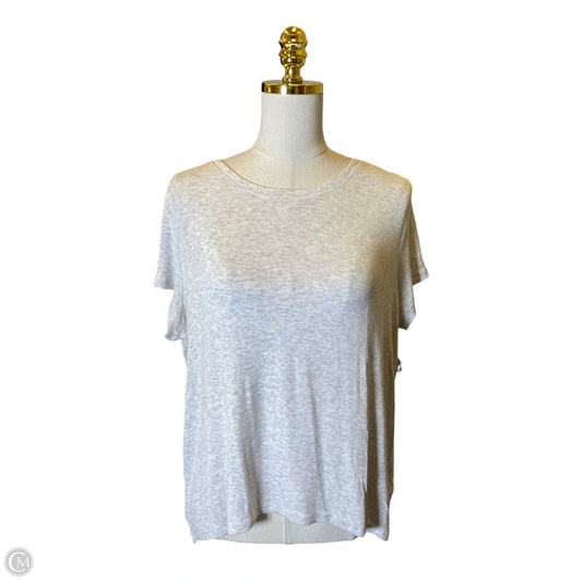 Athletic Top Short Sleeve By Athleta In Grey, Size: Sp