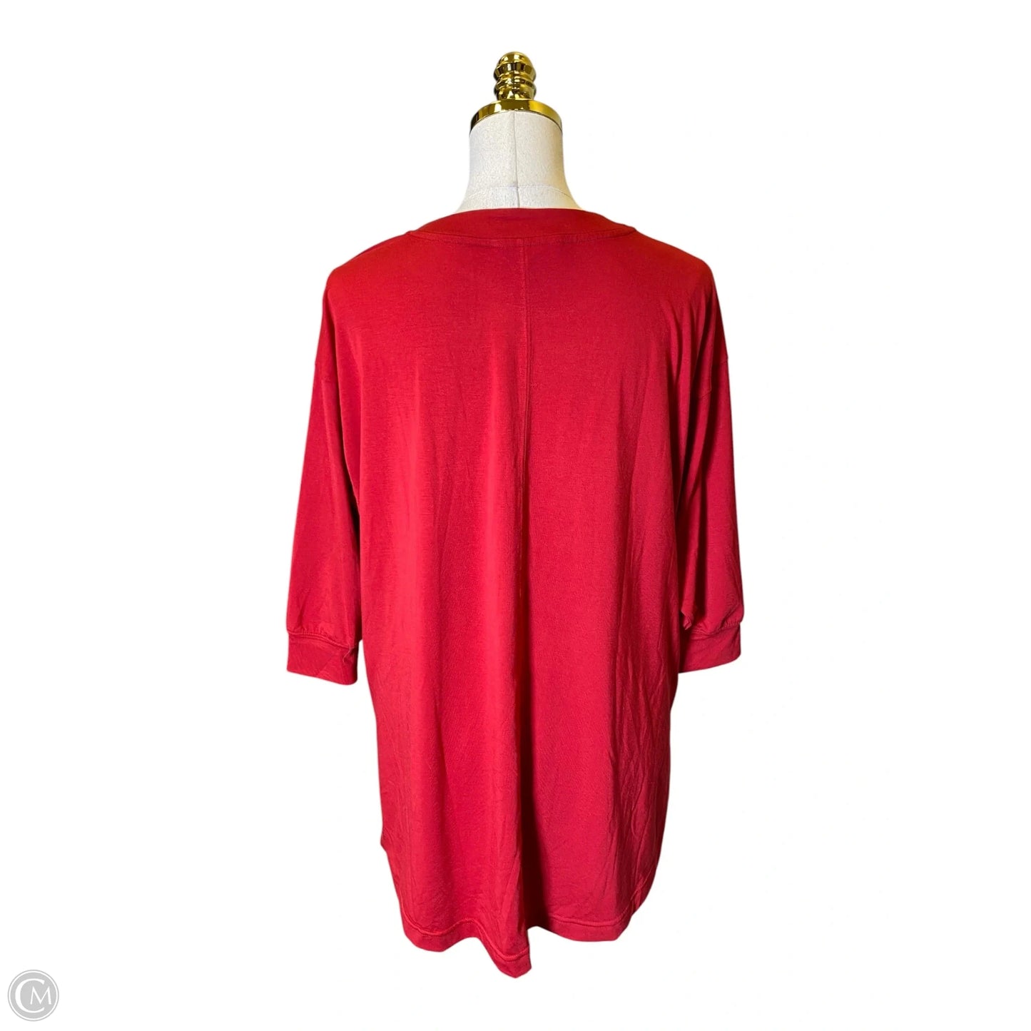 Top Long Sleeve By Athleta In Red, Size: Sp