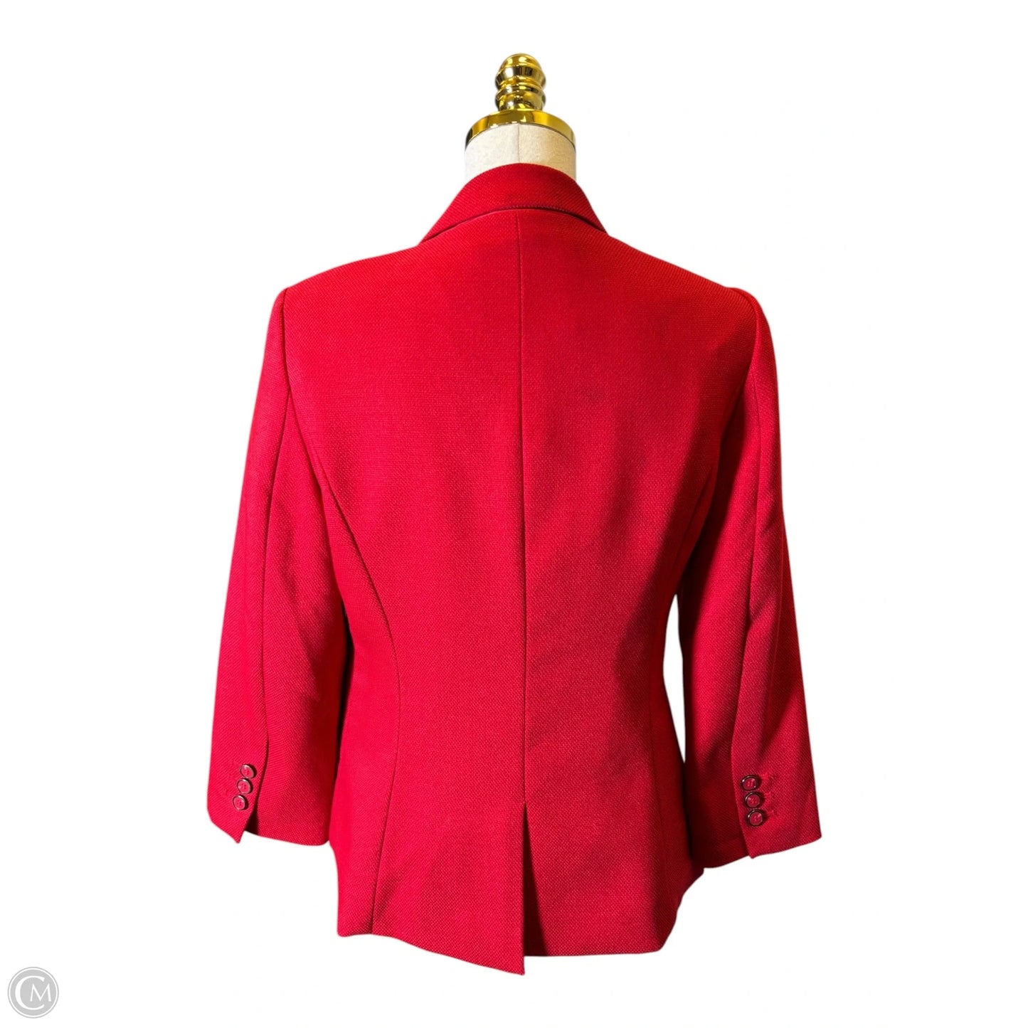 Blazer By Clothes Mentor In Red, Size: M