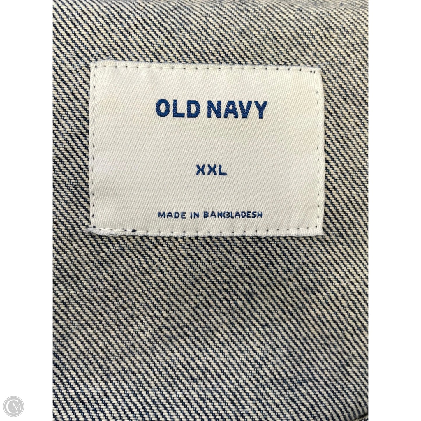 Jacket Denim By Old Navy In Blue Denim, Size: 2x