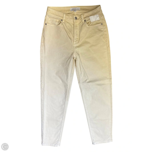 Jeans Straight By Clothes Mentor In Beige, Size: 2