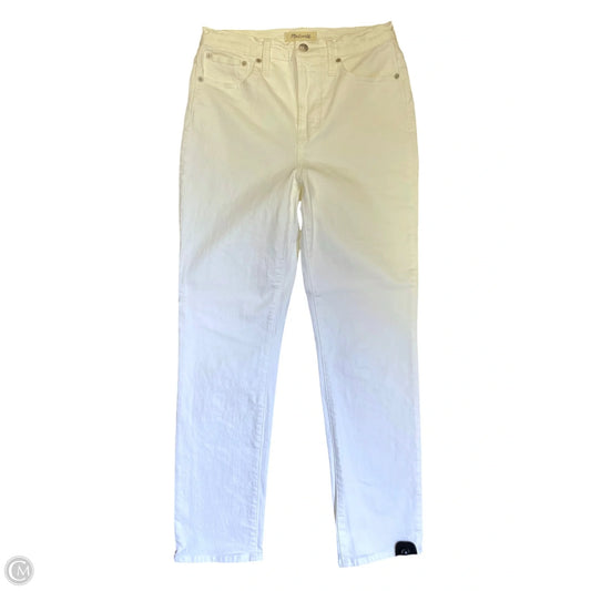 Jeans Skinny By Madewell In White, Size: 2