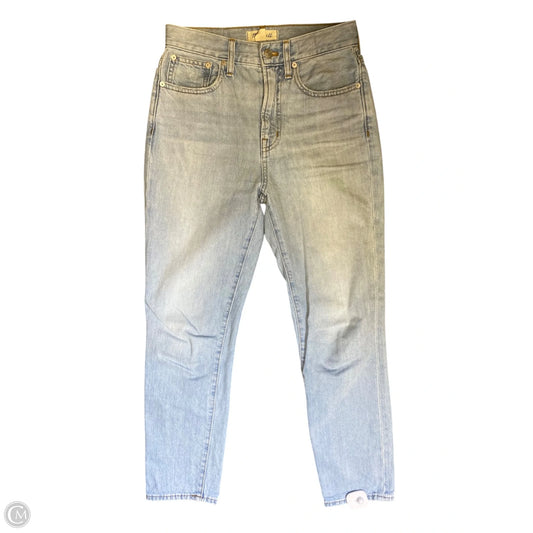 Jeans Straight By Madewell In Blue Denim, Size: 2