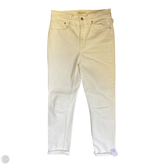 Jeans Straight By Madewell In White, Size: 0