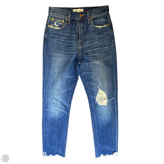 Jeans Straight By Madewell In Blue Denim, Size: 2