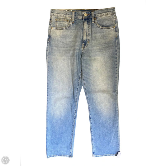 Jeans Straight By J. Crew In Blue Denim, Size: 4