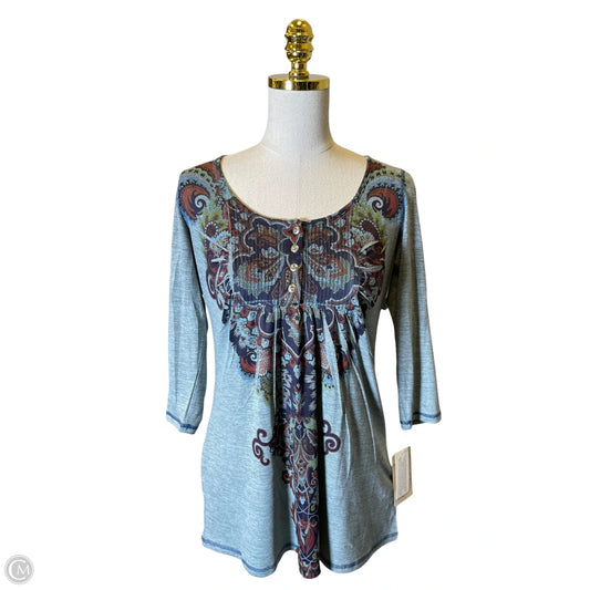 Top Long Sleeve By Clothes Mentor In Multi-colored, Size: S