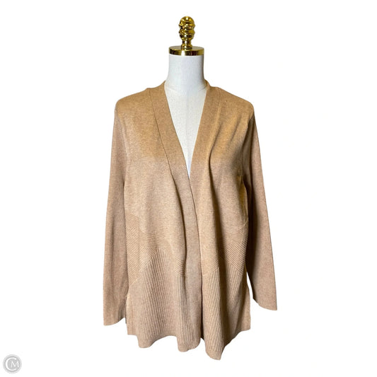 Cardigan By Clothes Mentor In Brown, Size: 2x