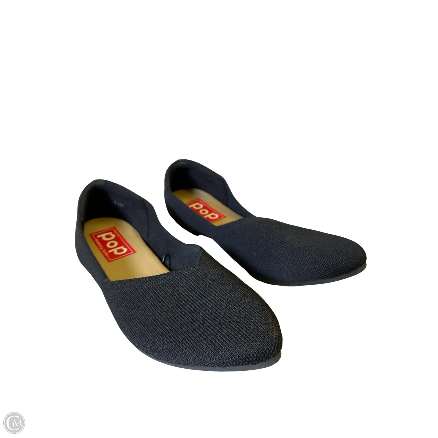 Shoes Flats By Pop In Black, Size: 9.5