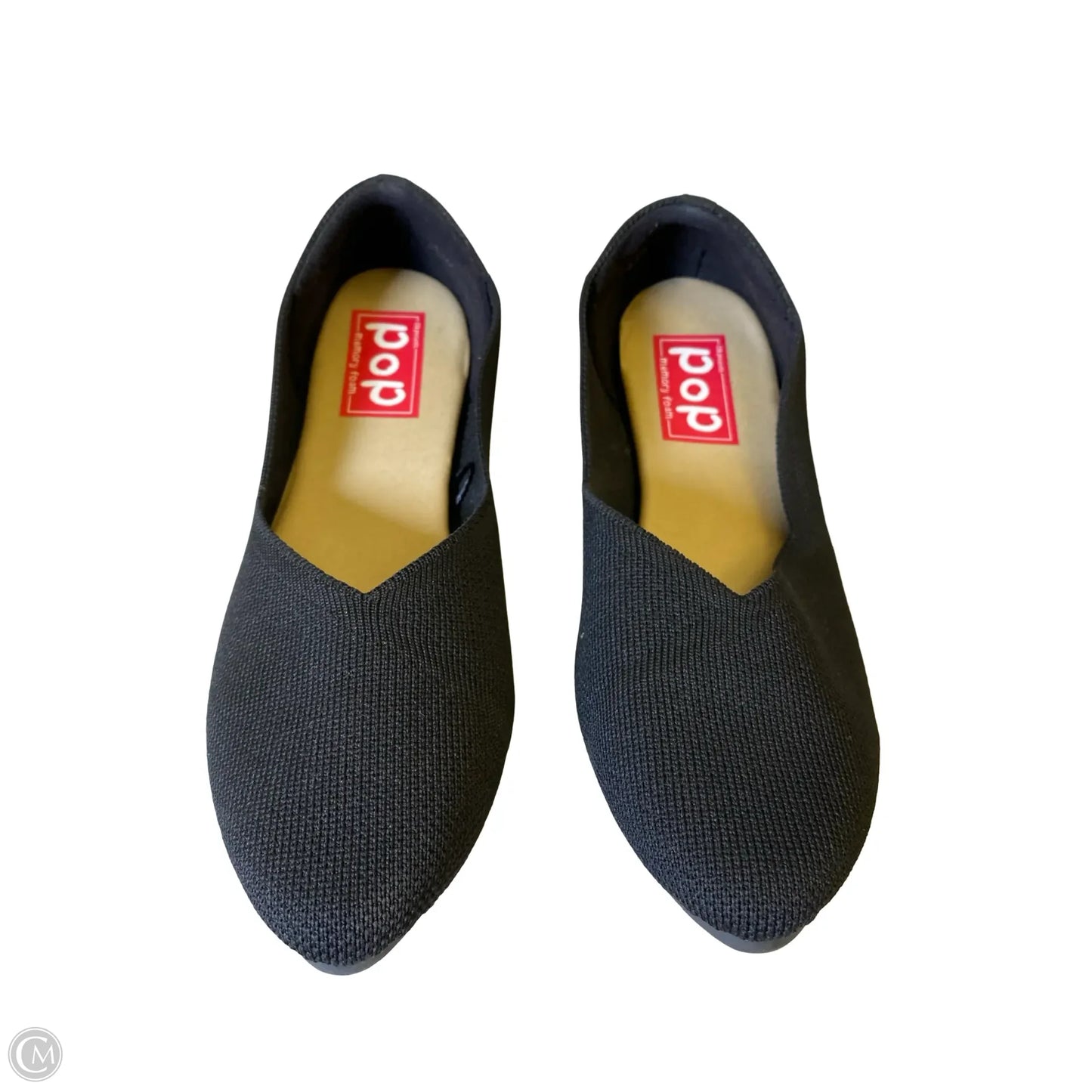 Shoes Flats By Pop In Black, Size: 9.5