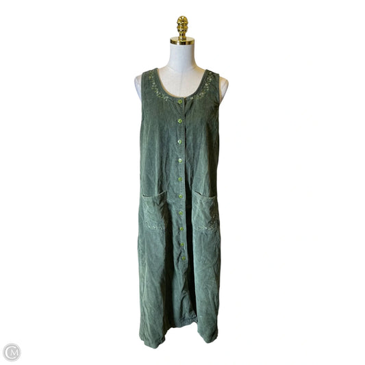 Dress Casual Maxi By Erika And Co In Green, Size: L