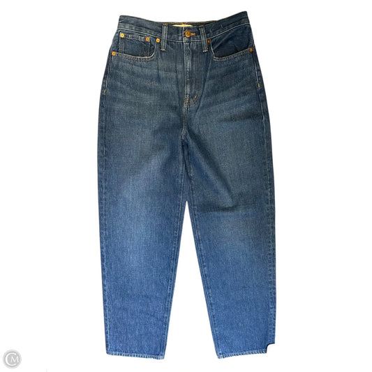 Jeans Straight By Madewell In Blue Denim, Size: 2