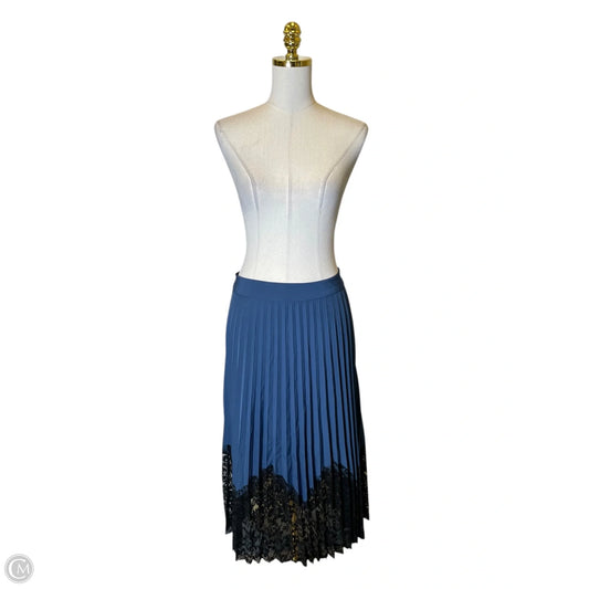 Skirt Midi By Nanette By Nanette Lepore In Black & Blue, Size: L
