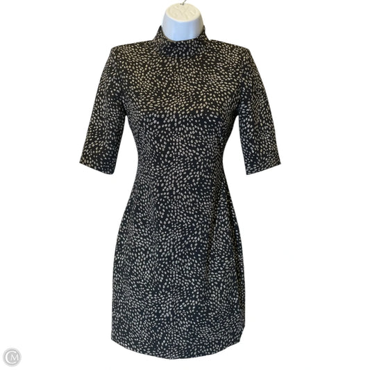 Dress Designer By Alice + Olivia In Black & Silver, Size: Xs