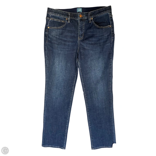 Jeans Straight By Jag In Blue Denim, Size: 16