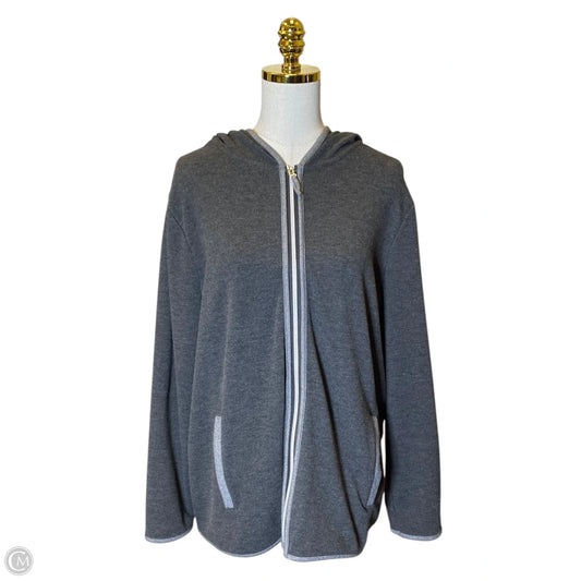 Jacket Other By Chicos In Grey, Size: Xl