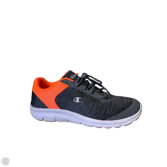 Shoes Athletic By Champion In Grey & Pink, Size: 8.5