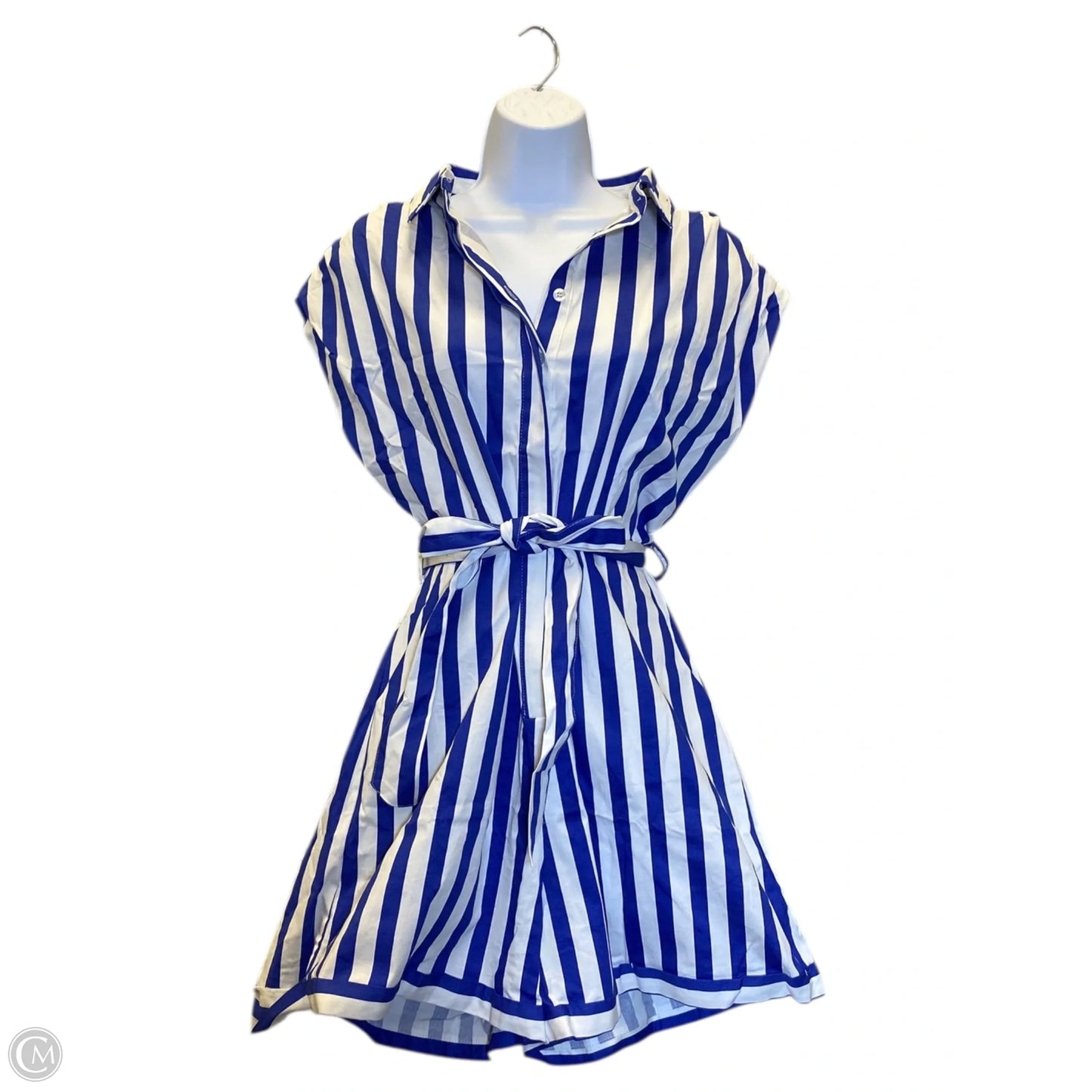 Romper By Glam In Striped Pattern, Size: M