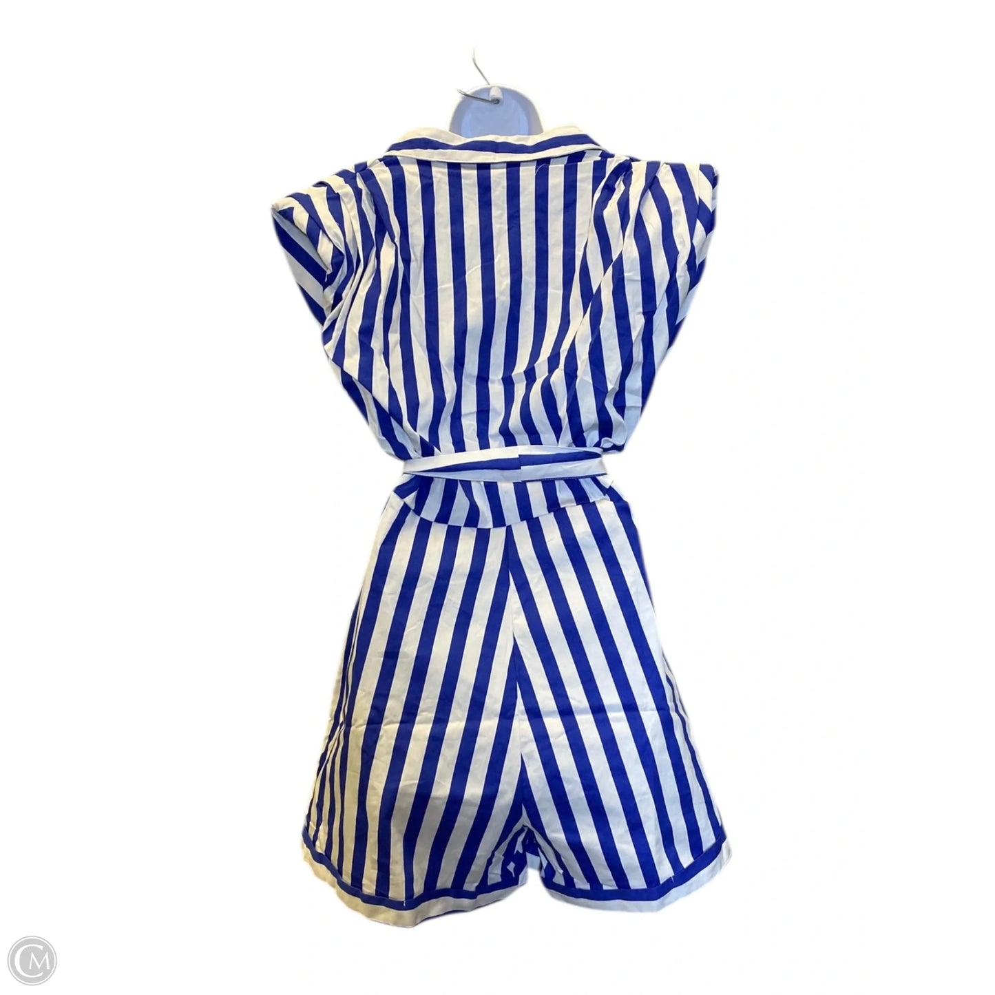 Romper By Glam In Striped Pattern, Size: M
